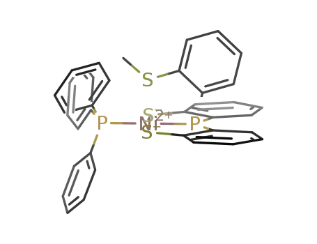 [Ni(II)(PPh<sub>3</sub>)(P(o-C<sub>6</sub>H<sub>4</sub>S)2(o-C<sub>6</sub>H<sub>4</sub>SCH<sub>3</sub>))]