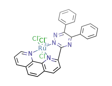 trichloro[2-(5,6-diphenyl-1,2,4-triazin-3-yl-κN2)-1,10-phenanthroline-κN1,κN10]ruthenium