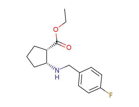 Ethyl (1S,2R)-2-(4-FluorobenzylaMino)cyclopentanecarboxylate