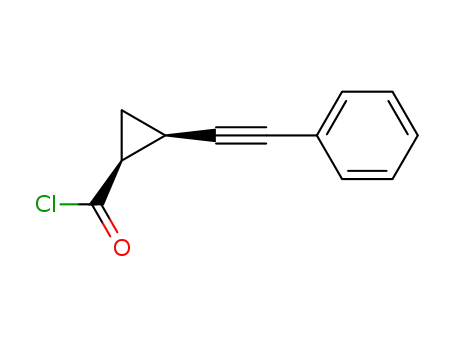 시클로프로판카르보닐 클로라이드, 2-(페닐에티닐)-, 시스-(9CI)