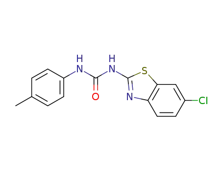 N-(4-methylphenyl)-N'-(6-chlorobenzothiazol-2-yl)urea
