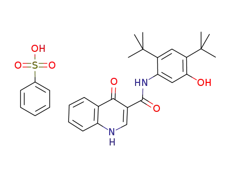 Molecular Structure of 1134822-09-5 (Kalydeco benzenesulfonate)