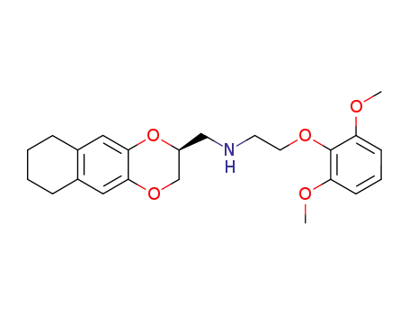 (2S)-2-[((2-(2,6-dimethoxyphenoxy)ethyl)amino)methyl]-2,3,6,7,8,9-hexahydronaphtho[2,3-b][1,4]dioxine