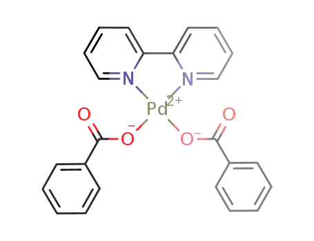 Pd(O<sub>2</sub>CPh)2(2,2'-bipyridine)