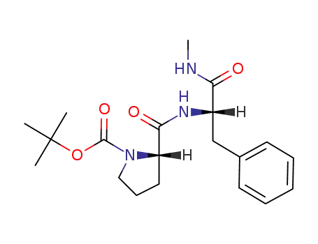 Molecular Structure of 111258-73-2 (L-Phenylalaninamide,
1-[(1,1-dimethylethoxy)carbonyl]-L-prolyl-N-methyl-)