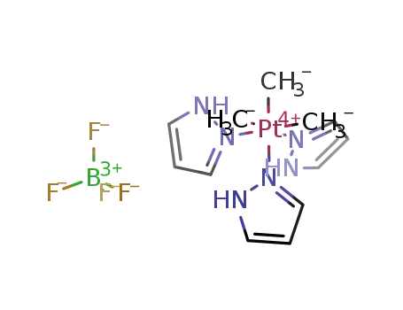 [PtMe<sub>3</sub>(pzH)3]BF<sub>4</sub>