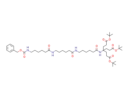 2,9,16,23-Tetraazaheptacosanedioic acid,
24,24-bis[3-(1,1-dimethylethoxy)-3-oxopropyl]-8,15,22-trioxo-,
27-(1,1-dimethylethyl) 1-(phenylmethyl) ester