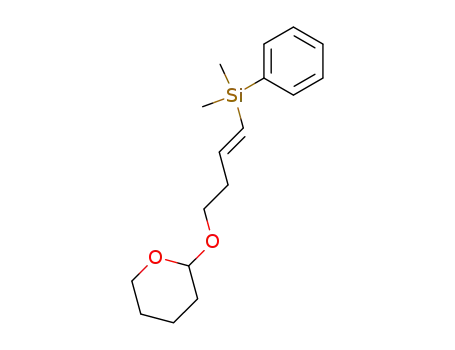 Silane, dimethylphenyl[4-[(tetrahydro-2H-pyran-2-yl)oxy]-1-butenyl]-, (E)-