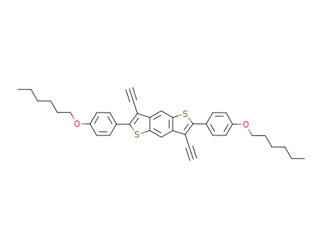 3,7-Diethynyl-2,6-bis-(4-hexyloxy-phenyl)-benzo[1,2-b;4,5-b']dithiophene