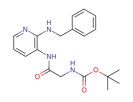 tert-butyl 2-(2-(benzylaMino)pyridin-3-ylaMino)-2-oxoethylcarbaMate