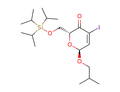 (2R,6S)-4-Iodo-6-isobutoxy-2-triisopropylsilanyloxymethyl-6H-pyran-3-one