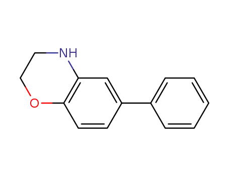Molecular Structure of 1058704-66-7 (6-phenyl-3,4-dihydro-2H-benzo[1,4]oxazine)