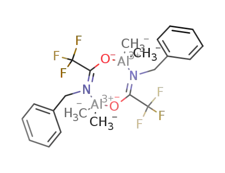 (Me2Al[μ,η2-BnNC(O)CF3])2
