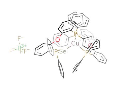 [Cu(κ2-P,P'-bis(2-(diphenylphosphino)phenyl) ether)(κ2-P,Se-Ph2PC6H4OC6H4P(Se)Ph2)][BF4]