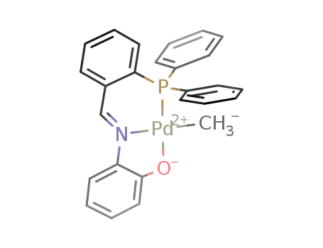 (OC<sub>6</sub>H<sub>4</sub>NCHC<sub>6</sub>H<sub>4</sub>P(C<sub>6</sub>H<sub>5</sub>)2)Pd(CH<sub>3</sub>)