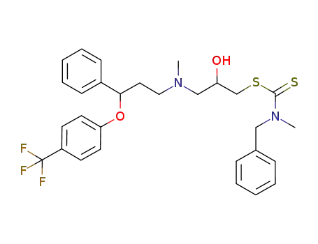 benzyl-methyl-amino-1-carbodithioic acid 2-hydroxy-3-{methyl-[3-phenyl-3-(4-trifluoromethyl-phenoxy)-propyl]-amino}-propyl ester