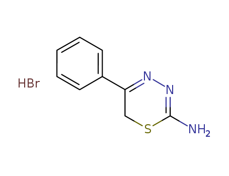 6H-1,3,4-Thiadiazin-2-amine,5-phenyl-, hydrobromide (1:1)