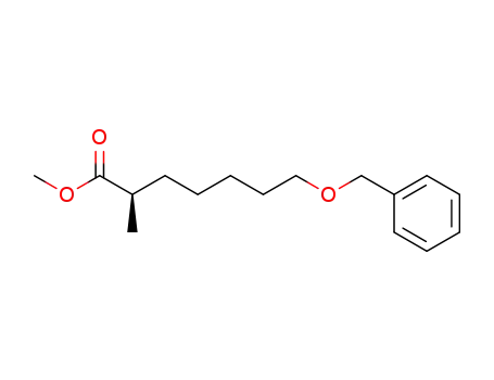 (2R)-7-benzyloxy-2-methyl-heptanoic acid methyl ester