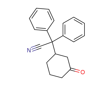 Benzeneacetonitrile, a-(3-oxocyclohexyl)-a-phenyl-