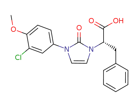 (S)-2-(3-(3-chloro-4-methoxyphenyl)-2-oxo-2,3-dihydro-1H-imidazol-1-yl)-3-phenylpropanoic acid