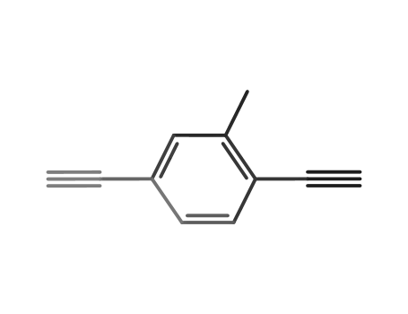 Molecular Structure of 97009-24-0 (Benzene, 1,4-diethynyl-2-methyl- (9CI))