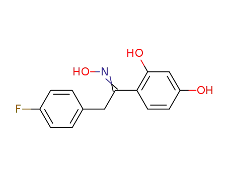 1-(2,4-dihydroxyphenyl)-2-(4-fluorophenyl)ethanone oxime