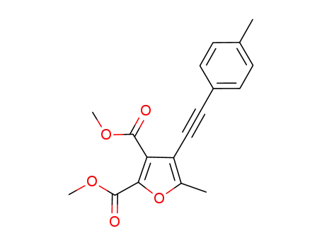 dimethyl 5-methyl-4-(p-tolylethynyl)furan-2,3-dicarboxylate