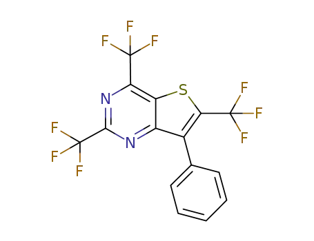 7-phenyl-2,4,6-tris(trifluoromethyl)hieno[3,2-d]pyrimidine
