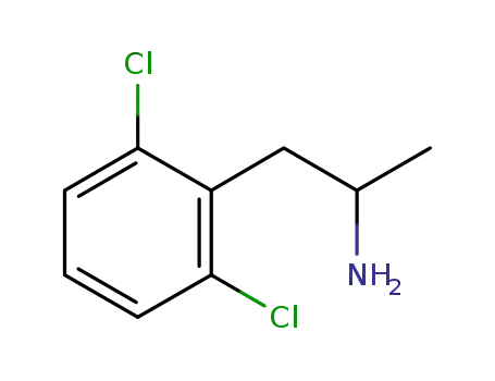 Molecular Structure of 32560-79-5 (1-(2,6-dichlorophenyl)propan-2-amine)