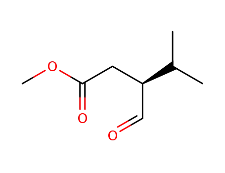 Pentanoic acid, 3-formyl-4-methyl-, methyl ester, (3S)-