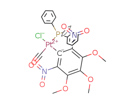 (SP-4-4)-[Pt(κC-C6(NO2)2-2,6-(OMe)3)Cl(PPh3)(CO)]