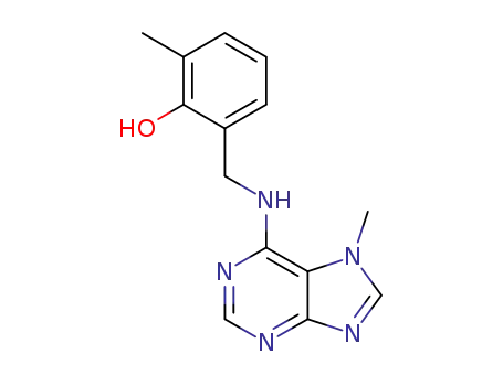 6-(2-hydroxy-3-methylbenzylamino)-7-methylpurine