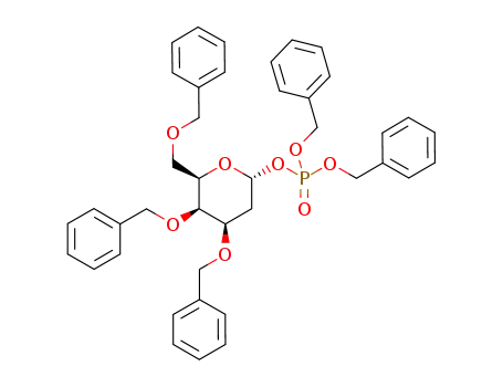 dibenzyl (3,4,6-tri-O-benzyl-2-deoxy-α-D-lyxo-hexopyranosyl)-1-phosphate