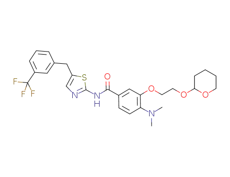 C<sub>27</sub>H<sub>30</sub>F<sub>3</sub>N<sub>3</sub>O<sub>4</sub>S