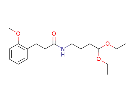 N-(4,4-diethoxybutyl)-3-(2-methoxy-phenyl) propionamide
