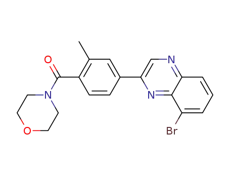 [4-(8-bromo-quinoxalin-2-yl)-2-methyl-phenyl]-morpholin-4-yl-methanone