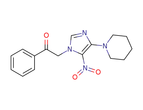 5-nitro-1-phenacyl-4-(piperidin-1-yl)-imidazole