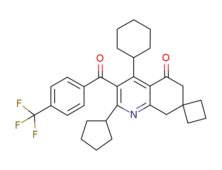 C<sub>31</sub>H<sub>34</sub>F<sub>3</sub>NO<sub>2</sub>
