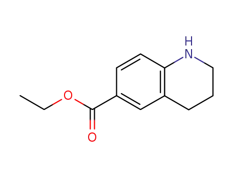 Molecular Structure of 5570-85-4 (ethyl ester of 1,2,3,4-tetrahydroquinoline-6-carboxylic acid)