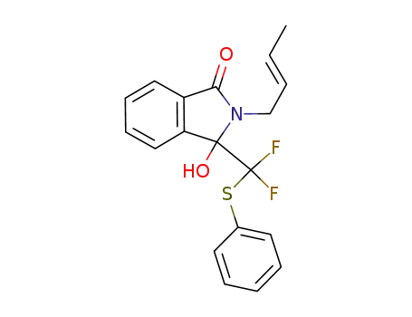 2-(but-2-enyl)-3-(difluoro(phenylsulfanyl)methyl)-3-hydroxyisoindolin-1-one