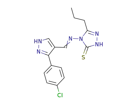 Molecular Structure of 1187037-79-1 (C<sub>15</sub>H<sub>15</sub>ClN<sub>6</sub>S)