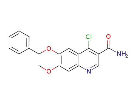 6-(벤질옥시)-4-클로로-7-메톡시퀴놀린-3-카르복사미드