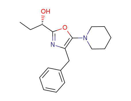 1-(4-benzyl-5-(piperidin-1-yl)oxazol-2-yl)propan-1-ol