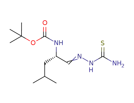 L-tert-butyl (1-isobutyl-2-thiosemicarbazonoethyl)carbamate