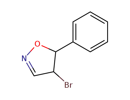 Molecular Structure of 90712-70-2 (Isoxazole, 4-bromo-4,5-dihydro-5-phenyl-)