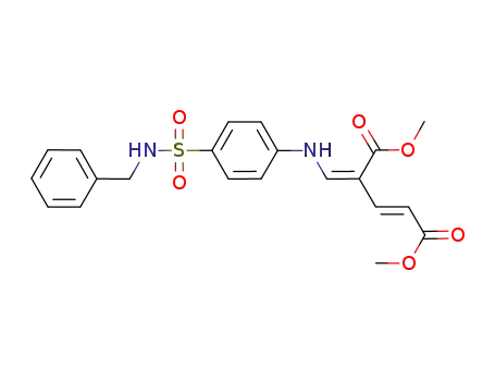 dimethyl (2E,4Z)-4-({[4-(benzylsulfamoyl)phenyl]amino}methylene)pent-2-enedioate