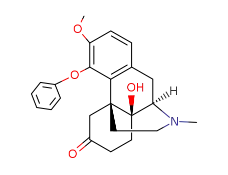 14-Hydroxy-3-methoxy-17-methyl-4-phenoxymorphinan-6-one