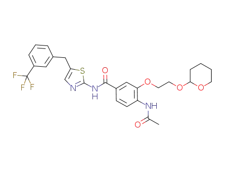 C<sub>27</sub>H<sub>28</sub>F<sub>3</sub>N<sub>3</sub>O<sub>5</sub>S
