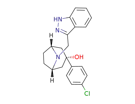 endo-8-(1H-indazol-3-ylmethyl)-3-(4-chlorophenyl)-8-azabicyclo[3.2.1]octan-3-ol