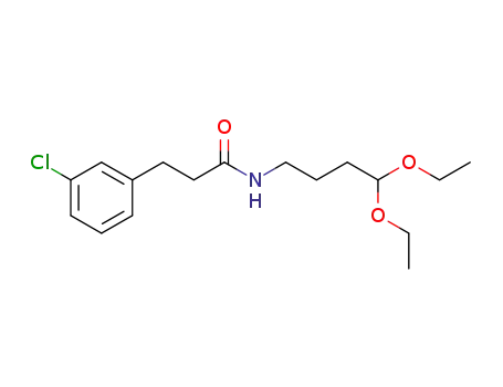 N-(4,4-diethoxybutyl)-3-(3-chloro-phenyl)propionamide